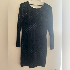 Black and Gold Dress